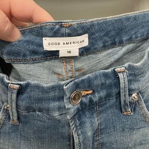 GOOD WAIST RELEASED CHEWED HEM | BLUE 389